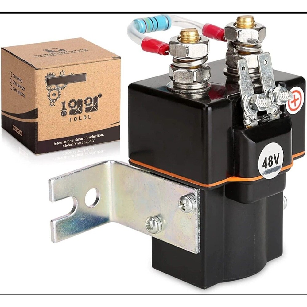 10L0L 48 Volt Golf Cart Solenoid for Club Car DS & Precedent 2000-up 101908701